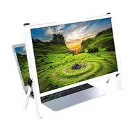 MEVZHH Lunettes de Loupe, 21" Hd Portable Écran D'Écran D'Agrandissement Protecteur, Pliable 3D Portable Écran D'Écran D'Amplificateur de Support, Écran D'Agrandissement de Téléphinformatpour Les Film
