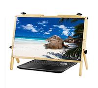 MEVZHH Lunettes de Loupe, 21"Randisseur D'Écran,Randisseur D'Écran Pour Ordinateur Portable, Ultra-Blu-Ray Loupe, 3D Hd Téléphmobile Tv Amplificateur D'Écran Pour Les Films, Vidéos, Lecture, Jeux/Bois