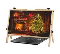 MEVZHH Lupes,Grand Amplificateur D'Écran,22 Poucesrandisseur D'Écran Pliable Ultra-Anti-Lumière Bleue,Amplificateur de Support Réglable Pour Ordinateur Portableartphregarder Des Films Vidéos/Naturel