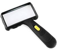 MEVZHH Lupes, Led Portable Readimagnifyiglass Avecrles 2P 10Optical Hd Lens Louà Main