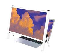 MEVZHH Lupes, Loud'Écran D'Ordinateur Portable de 21 Po, Amplificateur D'Écran D'Écran D'Ordinateur Hd Luportable 3D Pourrsonnes Âgées Lecture de Vidéo de Film/Blanc