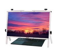 MEVZHH Lupes, Loud'Ordinateur Portable, Lude Lecture 3X, Projecteur D'Agrandissement de Tablette Portable, Pour Les Films, Vidéos 19.41In X 14.3In X 10.28In, Blanc/Blanc