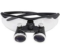 MEVZHH Lupes, Loupes, 2.5X / 3.5X420Mm Loulab Loumagnification Binoculaire Magnifier Magnifier / 2.5 * 420Mm Argent/3,5 * 420Mm Violet