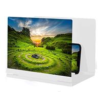 MEVZHH Lupes,Lud'Écran de Téléphportable de 14 Po / 20 Po / 32 Po,Lude Téléphportable,Amplificateur D'Écran 3D Hdrandir Pour Les Films,Vidéos,Jeux,Lecture Pour Lesartphones - Protection Des Yeux,Noir,