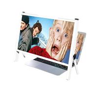 MEVZHH Lupes, Lud'Écran D'Ordinateur Portable 3D 2021 Version La Plus Récente Lud'Écran de Téléphcopmputer Amplificateur de Jeux Films Vidéorandir Projecteur Mobile, Tablette Lud'Écran de Bureau/Blanc