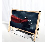 MEVZHH Lupes, Lud'Écran Pour Moniteur D'Ordinateur, Loublu-Ray 3X Ultra-Claire, Bureau D'Amplificateur Portable, Parfait Pour Lesrsonnes Âgées, Familles/Couleur Du Bois