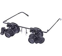 MEVZHH Lupes, Lunettes de Bijoux 20X Magnifyieye Lupes Lunettes Lentille Montre Réparation Conduite Lumière Yeux Weastyle