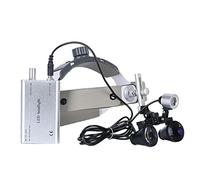 MEVZHH Lupes, Lupes, Luavec Lumière, 2.5X 3.5X Loupes Binoculaires Loupes Chirurgicales, Loupes Binoculaires Chirurgicales, Utilisées En Orthopédie, Microchirurgie, Chirurgie, Chirurgie Orale / 2,5 *