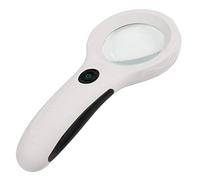 MEVZHH Lupes, Lupes, Luportée 3X Lud'Éclairage Miroir Assisté 4.5X Avec Led Light Hd Lens Pour La Lecture de Livres, Identification de Bijoux, Montre, Artisanat de Bricolage Gravure Et Réparation