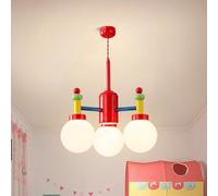 MEVZHH Lustres, Coloré Moderne Créatif Dessin Animé Lumière de Plafond Enfant Lumière de Plafond Déco3 Couleurs Pour La Chambre D'Enfant Chambre À Coucher Jardin D'Enfants Salon/S À 3 Têtes