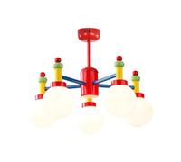MEVZHH Lustres, Coloré Moderne Créatif Dessin Animé Lumière de Plafond Enfant Lumière de Plafond Déco3 Couleurs Pour La Chambre D'Enfant Chambre À Coucher Jardin D'Enfants Salon/5Heads Mode Régulier