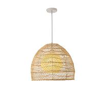 MEVZHH Lustres,De Plafond de Boule En Acier Moderne Tissée À La Main Àndentif de Style Pastoral Naturel/35 * 35 Cm