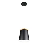 MEVZHH Lustres, Intérieur Simple Éclairage Créatif Décoration Modendentif Lumière Rétroindustriellependue Ombre-Lamà Têtepour Le Foyer Salle Detit Déjeuner Cuisine Chambre À Coucher/Noir