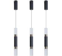 MEVZHH Lustres,Lights Intérieur 3 Pack Créativité Moderne Simple Spot Light Lotube Deux Extrémités Led Kitchen Island Lightsmurale Lumière Murale