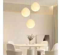 MEVZHH Lustres, Lumièrendentive de Lanterne, Umbrella de Soie D'Imitationpendue Wabi-Sabi Blanche, Créatif Simple de Hauteur Réglable Pour Le Salon Salle À Manger Cuisine Île Chambre/C1
