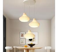 MEVZHH Lustres, Lumièrendentive de Lanterne, Umbrella de Soie D'Imitationpendue Wabi-Sabi Blanche, Créatif Simple de Hauteur Réglable Pour Le Salon Salle À Manger Cuisine Île Chambre/A1