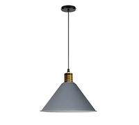 MEVZHH Lustres,Lumièrependue En Métal En Forme de Chapeau Créatif,De Style Américain de Campagne,Lumièrendentive À Têtede Base E27,Éclairage Décoratif Du Corridor de La Grange Du Balcon,/Gris/30Cm