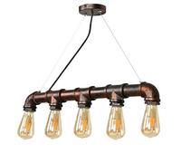 MEVZHH Lustres,Retrocafé Barecréative E27Personnalité Salon Salle À Manger Chambre À Coucher Étude Antverre Métalliqueàpendre Décoen Bois,Présent