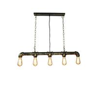 MEVZHH Lustres, Retrocafé Barpensioncréative E27Personnalité Salon Salle À Manger Chambre À Coucher Étude Antverre Métalliqueàpension Décoen Bois, B Présent