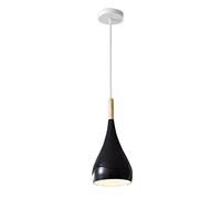 MEVZHH Lustres, Simplicité Économie D'Énergie Lumièrependue E27 Single Headndentif Shade de Mode Avecàndentif En Bois de Plafond de Style Européen Pour La Chambre À Coucher Île de Cuisine Salon Salle