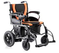 MEVZHH Macde Déplacement de Fauteuil Roulant Mobile Confortable Électrextérieure,Leveau de Commande,Aliage D'Alumiléger Pliant Multifonction Électrextérieur Confortable Mobile Fauteuil Roulant Displac