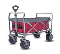 MEVZHH Mobile Hand Camions Chariot Outdoor Foldicampicar Pêche Portable Et Déménagement, Magasin Quatre Roues Stall, Campichariot, Chariot Pliable, Facile À Stocker Trolleys/B/C