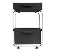 MEVZHH Nizer D'Étagère Murale Moderne Pour Cuisine - Étagère En Acier Inoxydable À 2Ux Pour Restaurant Bar Maison Et Blanchisserie - Inox 80X30X57Cm Solution de Stockage Économisant de L'Espace/40*25,