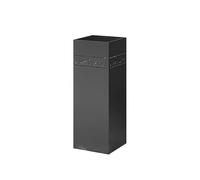 MEVZHH Parapluie Supports, Parapluie Creux En Métal Pour L'Entrée Des Appartements de Bureau D'Hôtel, Parapluie Carré Autonome Suport de Stockage Organisateur Pour Parapluie Pliable/Bâton À Pied (Bl