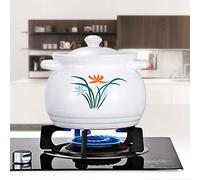MEVZHH Pots, Ustensiles de Cuisine Pot de Casserole En Argile Pot de Casserole En Cérammême Chauffage Pas Facile À Vieillir Convient Pour Poêle Électren Cérampoêle À Flamme Ouverte/3,4 Litres