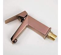 MEVZHH Robinet de Cuisine Robinet de Salle Den À Poignéerobinets Montés Sur Le Pont de L'Évier Vanity Vessel Washers Mixer Chaud Et Froid Robinet D'Eau