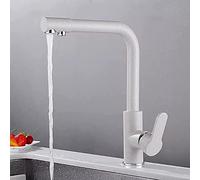 MEVZHH Robinets,Robinet À Eau Robinet de Cuisine Eurostyle Total En Laiton Évier Robinet de Mélangeur de Cuisine Tournant,360 Degrés Robinet de Cuisine de Boisson Directe/Farine D'Avoine