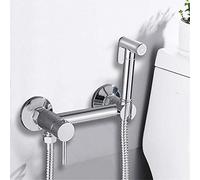 MEVZHH Robinets,Systèmes de Douche Den À Robinet D'Eau Robinets de Douche Bidet, Rubinet D'Aérobrosse de Spray de Douche Hygiénen Laiton, Rubinet de Bidet de Spray de Toilette de Mélangeur Chaud Et Fr