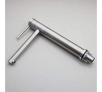 MEVZHH Rubinet Chrome Polonais Bathroom Basin Vessel Wash Mixer Rubinet Lospout Nickel Brossé 1 Poignée Tap Water Deck Mount Mixer Rubinet