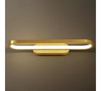 MEVZHH Sconce Murale En Laiton Nordique Moderne, Lampe Murale Linéaire 18W, Luminaire de Côté Lit Simple, Lumière À Bande Polyvalente Pour La Chambre À Coucher, Couloir, Escalier de Salle de Bains/Lum