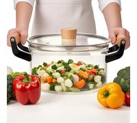 MEVZHH Soupes Avec Couvercles Résistantes À La Chaleur, Légères, Faciles À Nettoyer, Bonne Préservation de La Chaleur, Belle Apparence, Convient À La Cuisson de Pâtes, Souà Nouilles, Lait Et Autres Al