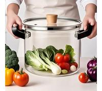 MEVZHH Soupes Avec Couvercles Résistantes À La Chaleur, Légères, Faciles À Nettoyer, Bonne Préservation de La Chaleur, Belle Apparence, Convient À La Cuisson de Pâtes, Souà Nouilles, Lait Et Autres Al