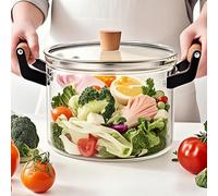 MEVZHH Soupes Avec Couvercles Résistantes À La Chaleur, Légères, Faciles À Nettoyer, Bonne Préservation de La Chaleur, Belle Apparence, Convient À La Cuisson de Pâtes, Souà Nouilles, Lait Et Autres Al