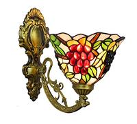 MEVZHH Style Wall Sconce,Murale Enl Fait À La Main, Ampoule E26, 8" Largeur Victorienne Décoen Bord de Litmurale Pour Salon Chambre Salle Dens/C