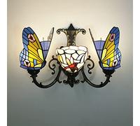 MEVZHH Style Wall Sconce,Murale Enl Fait À La Main, Ampoule E27, Papillon de Style Victorien Décoratif Éclairage Mural Côté Lit Pour Salon Chambre Salle Dens/27