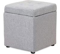 MEVZHH Tabouret de Pied Tabouret de Pied Entreposage D'Entrée Stockage En Cuir Banques de Stockage Ottomans Rack de Stockage D'Entrée Tabouret de Pied Tabouret de Stockage Tabouret de Pied/Gris/30 * 3