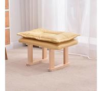 MEVZHH Tabouret de Pieds Tabouret En Bois Carré Ottoman, Chaussures Créatives Tabouret de Changement Tabouret de Repose-Pieds Doux Tabouret de Tissu Ménager Mode Tabouret Bas Siège Supplémentaire Bure