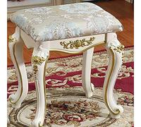 MEVZHH Tabouret de Vanité de Style Pastoral Chambre À Coucher Et Salon Chaise de Maquillage Salle Den Chaussure Changer Tabouret