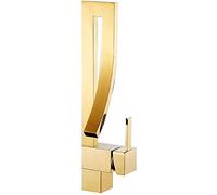 MEVZHH Tap Deck Mount Laiton Plaqué Or Créatif Lavabo de Salle Den Mixer Tap Cascade Toiletteden Basin Rubinet