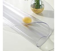 MEVZHH Tissu de Table,Mat Table Protector,Tissu de Table En Verre Doux de 2Mm D'Épaisseur,Wont Tourner Protecteur de Couverture de Table Lavable Jaune,Tapis À Bisel de 60°,Tissu de Table En Pvc Adapté