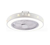 MEVZHH Ventilateurs de Plafond Avecpes,Lumière de Plafond Menée Avec Ventilateur,Lumières de Ventilateur de Plafond Avec Télécommande,3 Vitesses Vitesse Du Vent Chambre Salonut Temporisation Ventila