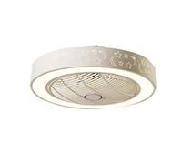 MEVZHH Ventilateurs de Plafond Avecpes,Lumière de Plafond Menée Avec Ventilateur,Lumières de Ventilateur de Plafond Avec Télécommande,3 Vitesses Vitesse Du Vent Chambre Salonut Temporisation Ventila