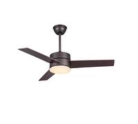 MEVZHH Ventilateurs de Plafond Avecpes,Restaurant Fan Lights Simple Modern Electric Fan Lights Wood Leaf Home Mute Avec Led Fan Économie D'Énergie Silencieuse, Assurance de Qualité, Quatre Segments de