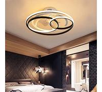 MEVZHH Ventilateurs de Plafond Avecpes, Vent Réglable À 3 Vitesses, Dimmisans Étaa Mené Despes de Ventilateur de Plafond 50W Pour Le Salon, La Chambre, La Chambre Des Enfants, 3000K-6500K