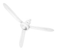 MEVZHH Ventilateurs de Plafond Avecpes,Ventilateur de Plafond Avec Lumières Avec 3Es Blanches,Ventilateurs de Plafond Intérieurs Silencieux Pour Salon/Cuisine/Blanc/120 Cm/48 Pouces