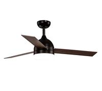 MEVZHH Ventilateurs de Plafond Avecpes,Ventilateur de Plafond Industriel Rétro Simplede Ventilateur Moderne Salon Restaurant A Mené La Lumière Du Ventilateur/Couleur Café (42 Pouces)